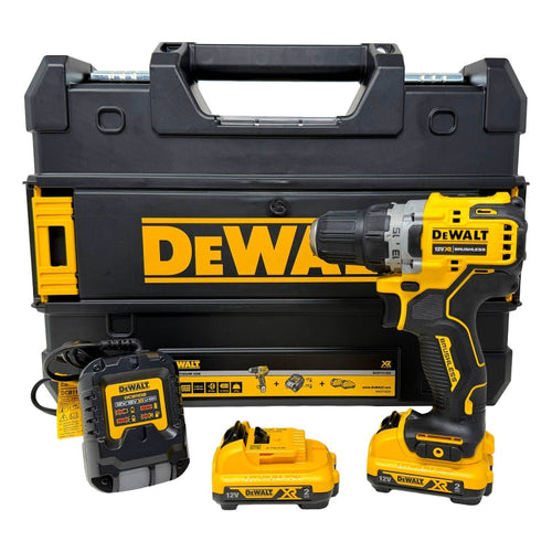 12v Brushless Drill Driver with 2x2ah Batteries