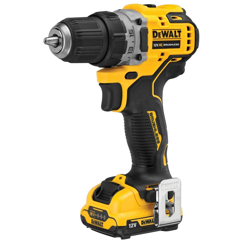 12v Brushless Drill Driver with 2x2ah Batteries