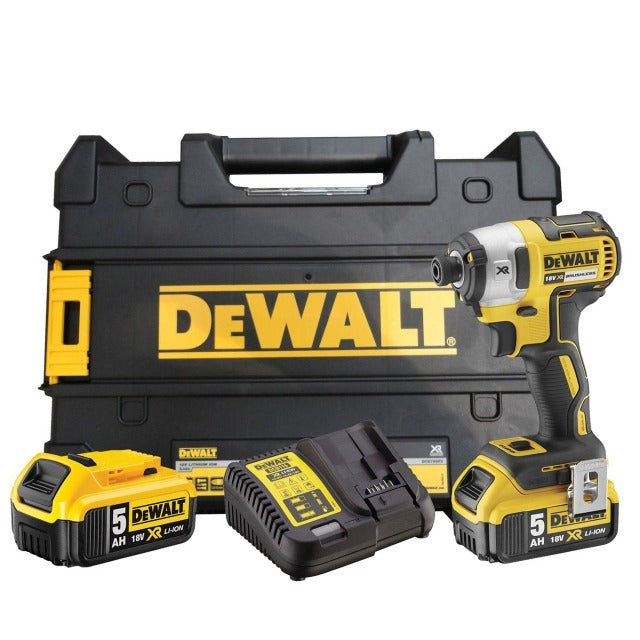 18v Brushless Impact Driver with 2x5ah Li-ion batteries