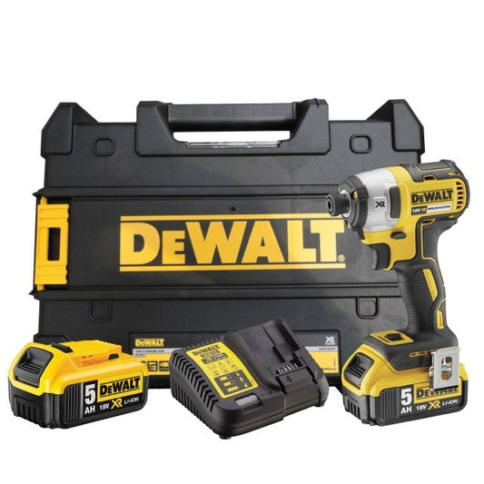 18v Brushless Impact Driver with 2x5ah Li-ion batteries