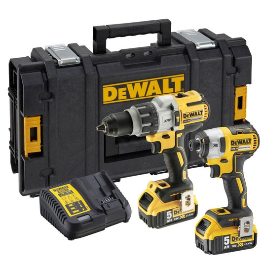 18v Brushless Twin Pack DCD996/DCF887 with 2x5ah Batteries