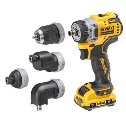 12v Brushless Multi-Head Drill Driver with 2x3ah Batteries