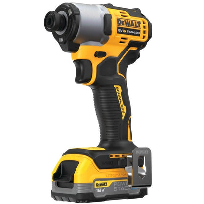 18v Compact Impact Driver with 2x Powerstack Batteries