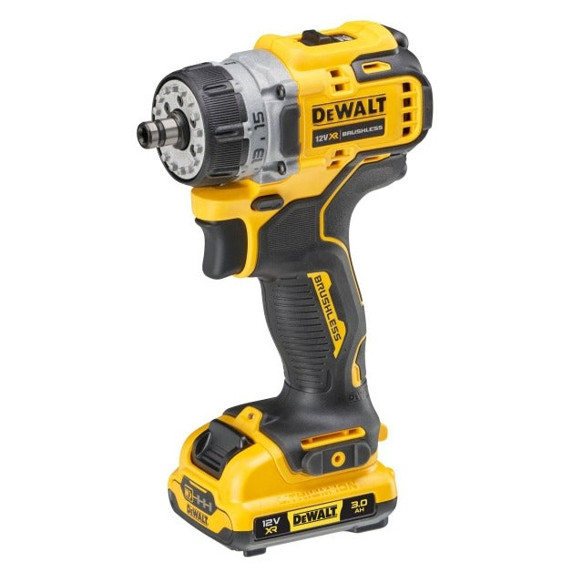 12v Brushless Multi-Head Drill Driver with 2x3ah Batteries