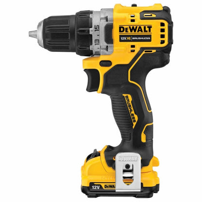 12v Brushless Drill Driver with 2x2ah Batteries